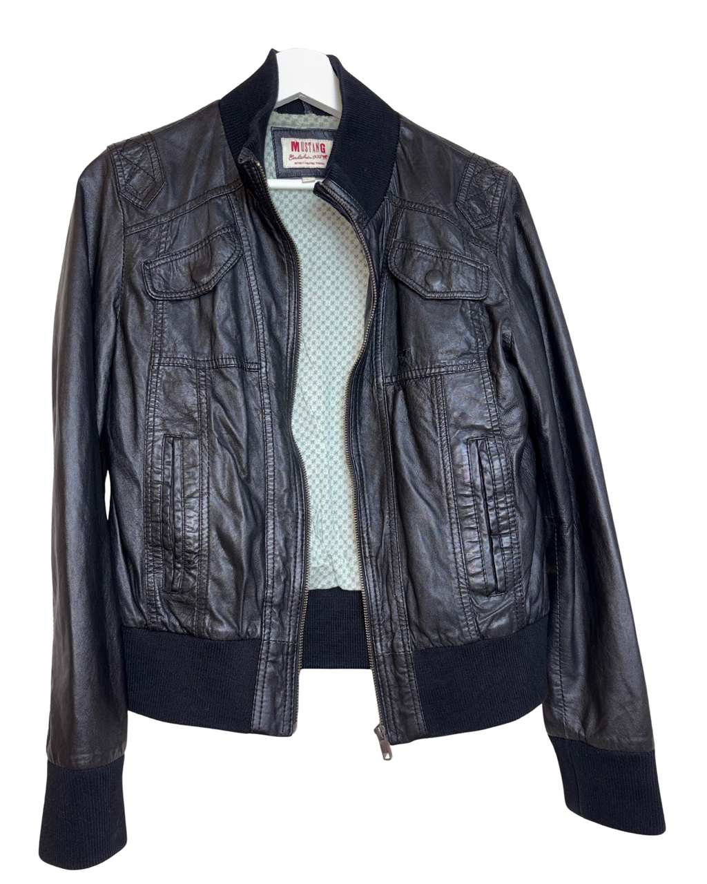 Geacă din piele Mustang