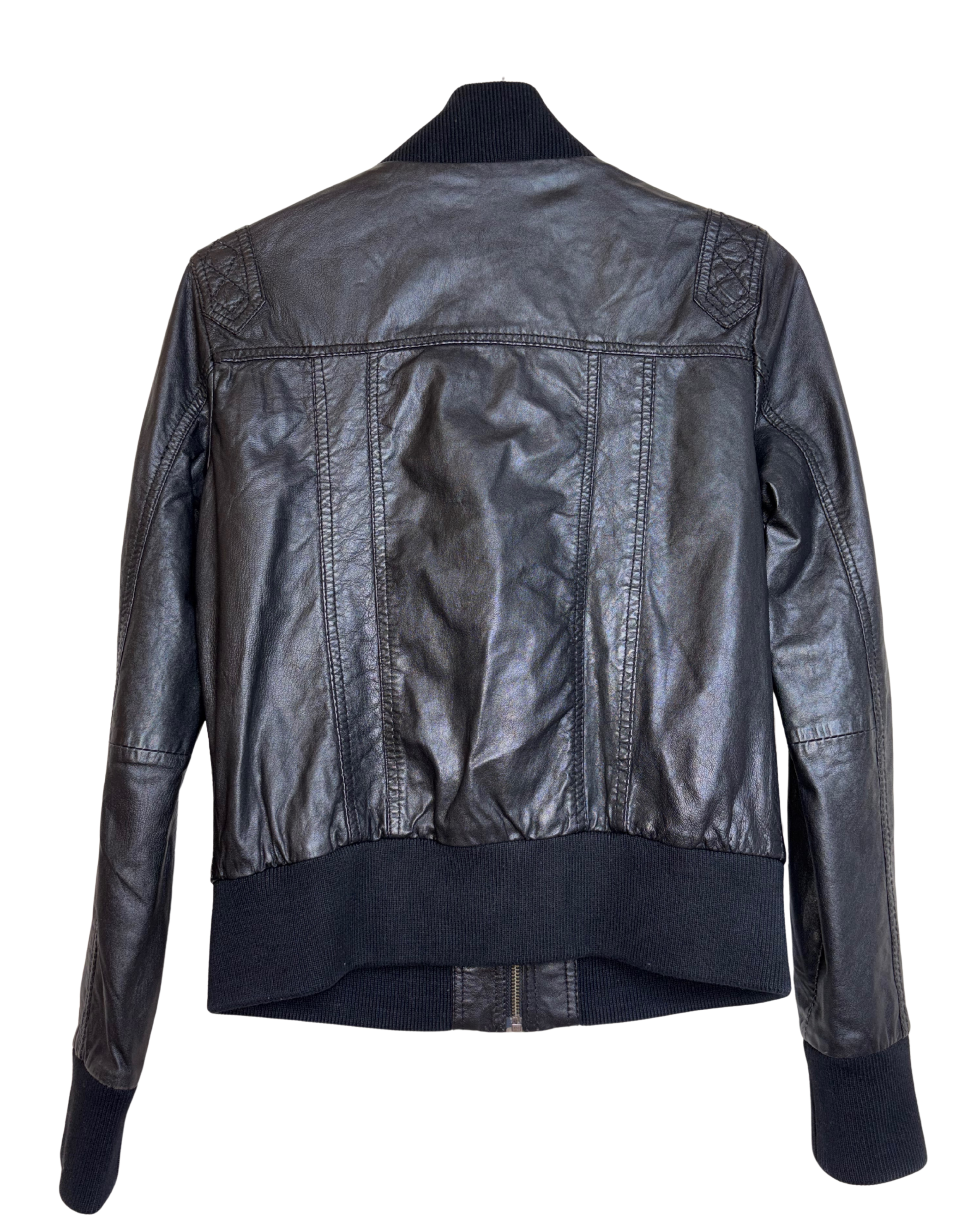 Geacă din piele Mustang