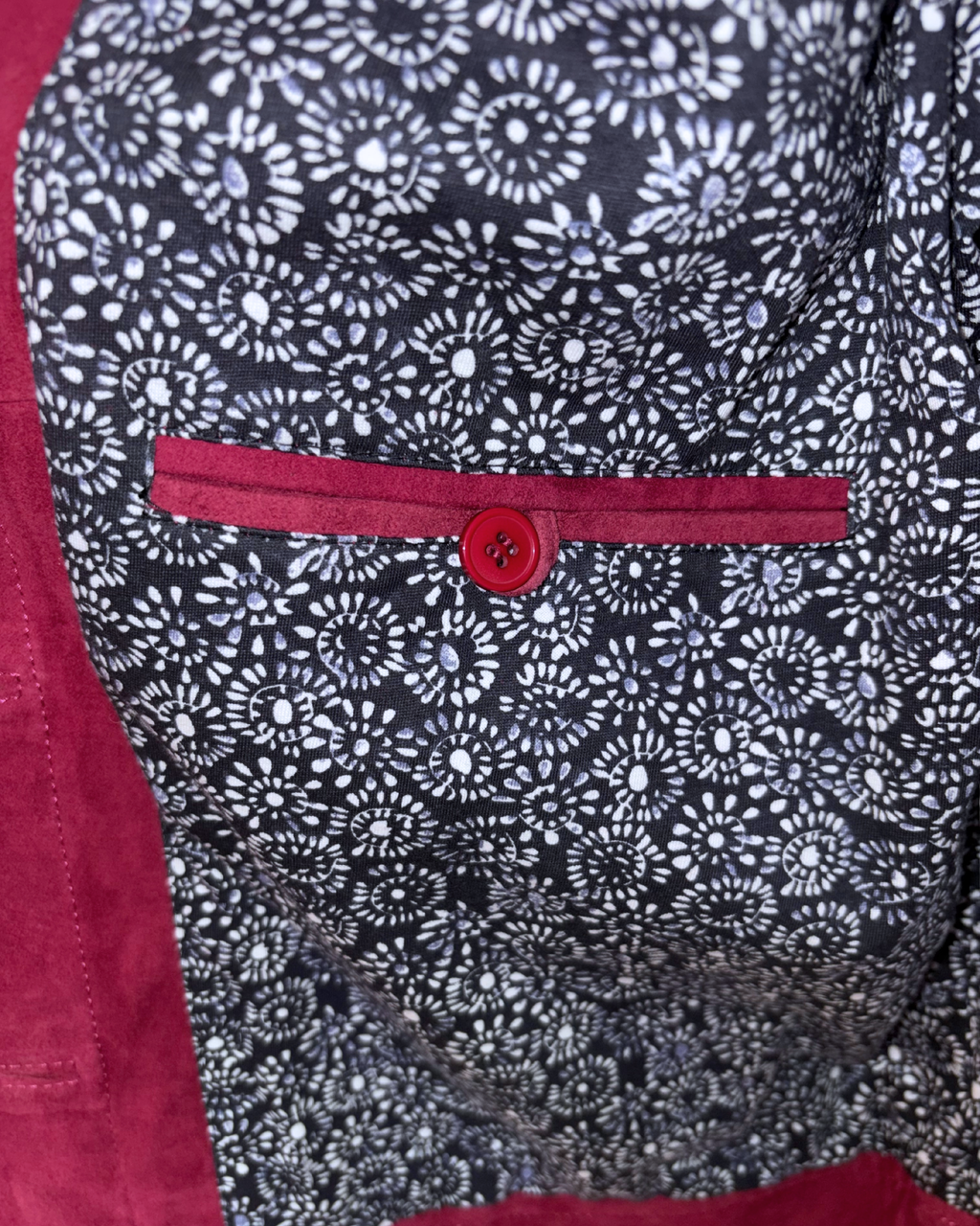 Geacă din piele întoarsă Walbusch