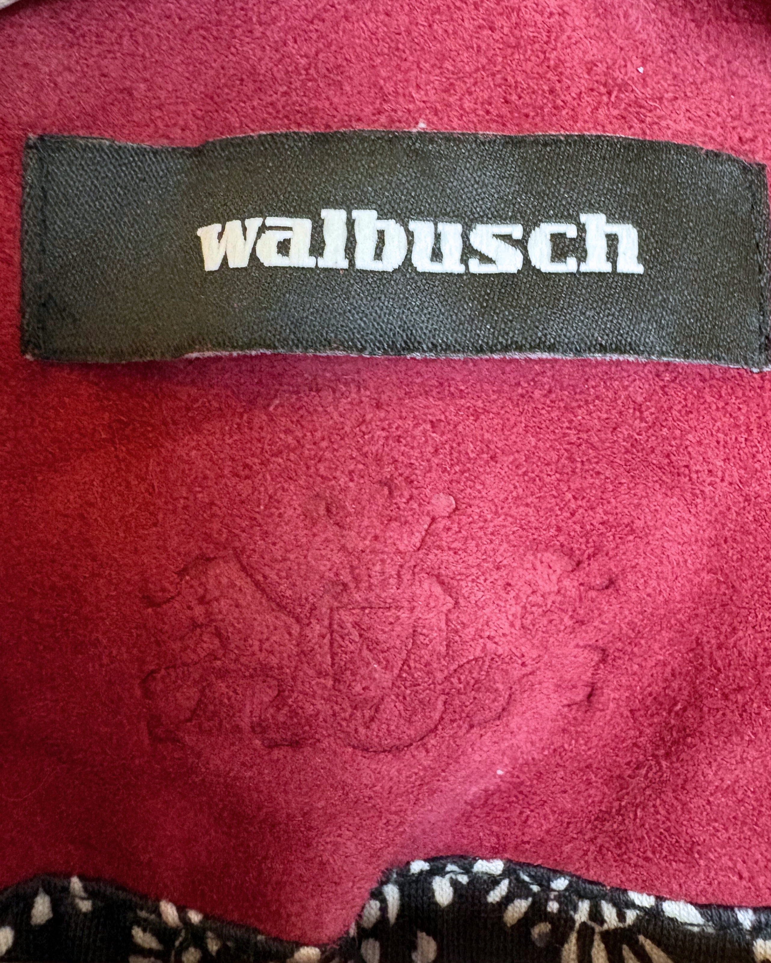 Geacă din piele întoarsă Walbusch