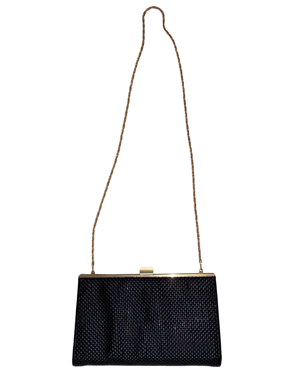 Geantă de seară cu detalii aurii