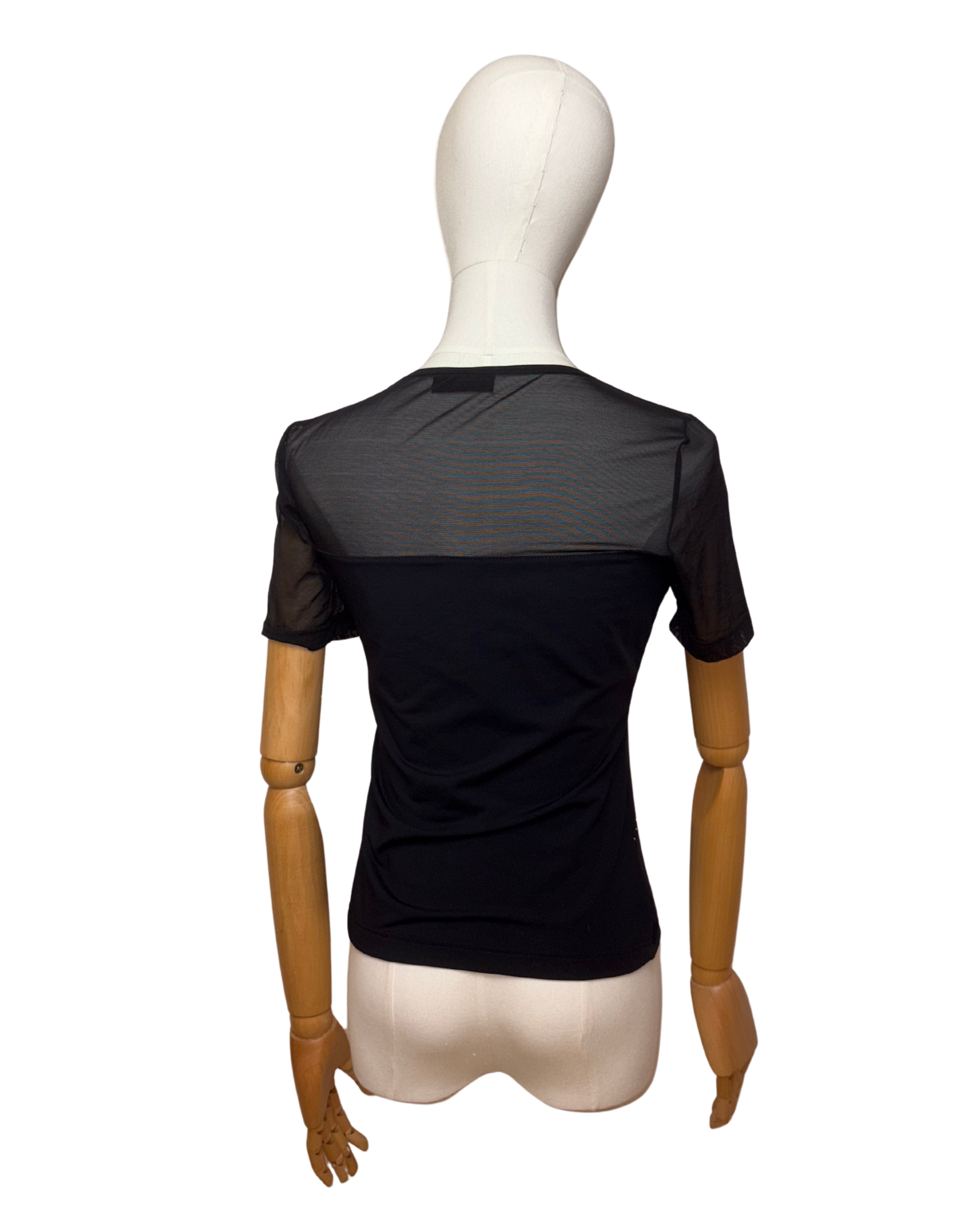 Top cu mesh Rocco Barocco