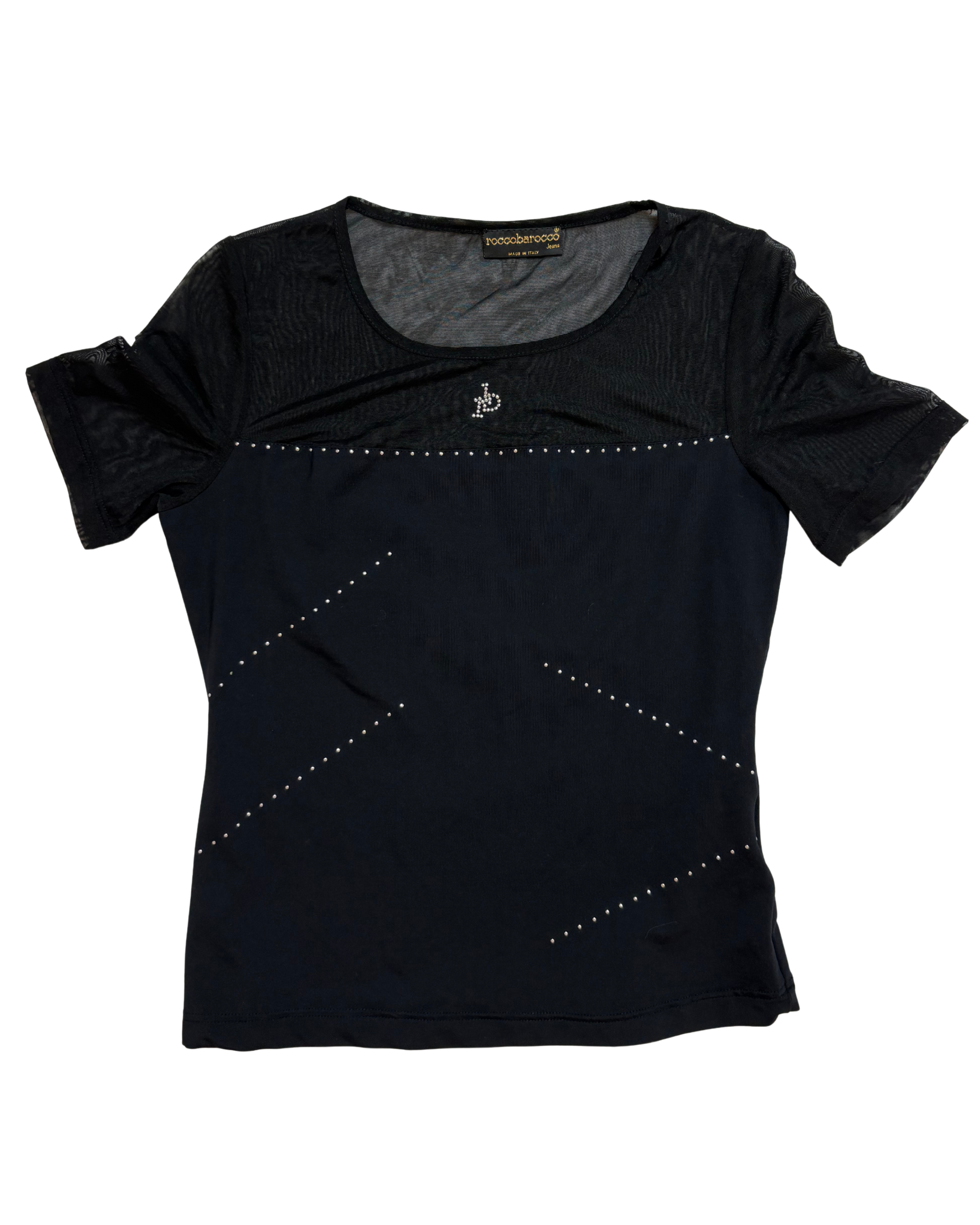 Top cu mesh Rocco Barocco