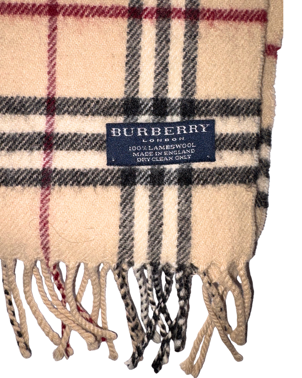 Fular din 100% lână Burberry