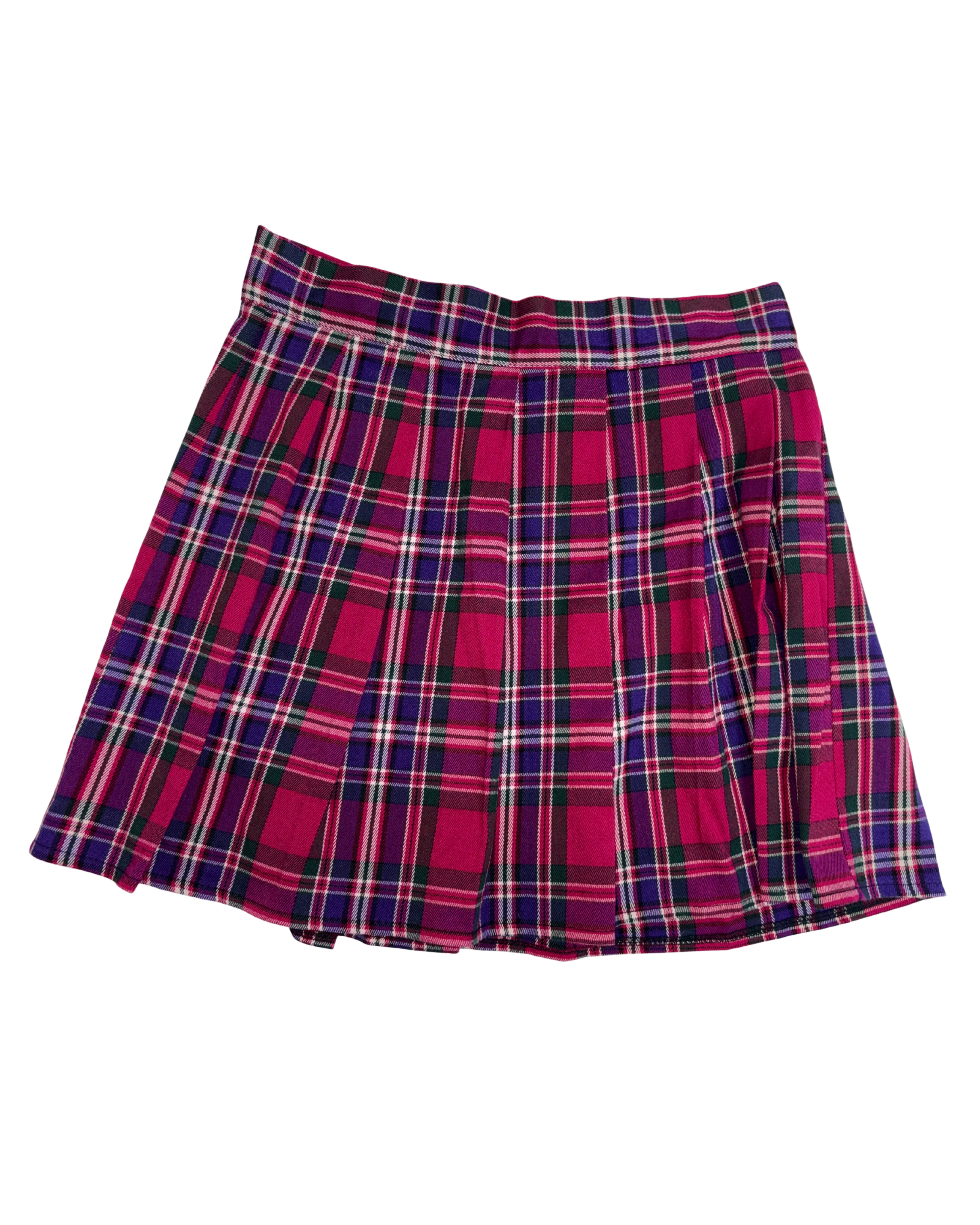 Tartan miniskirt