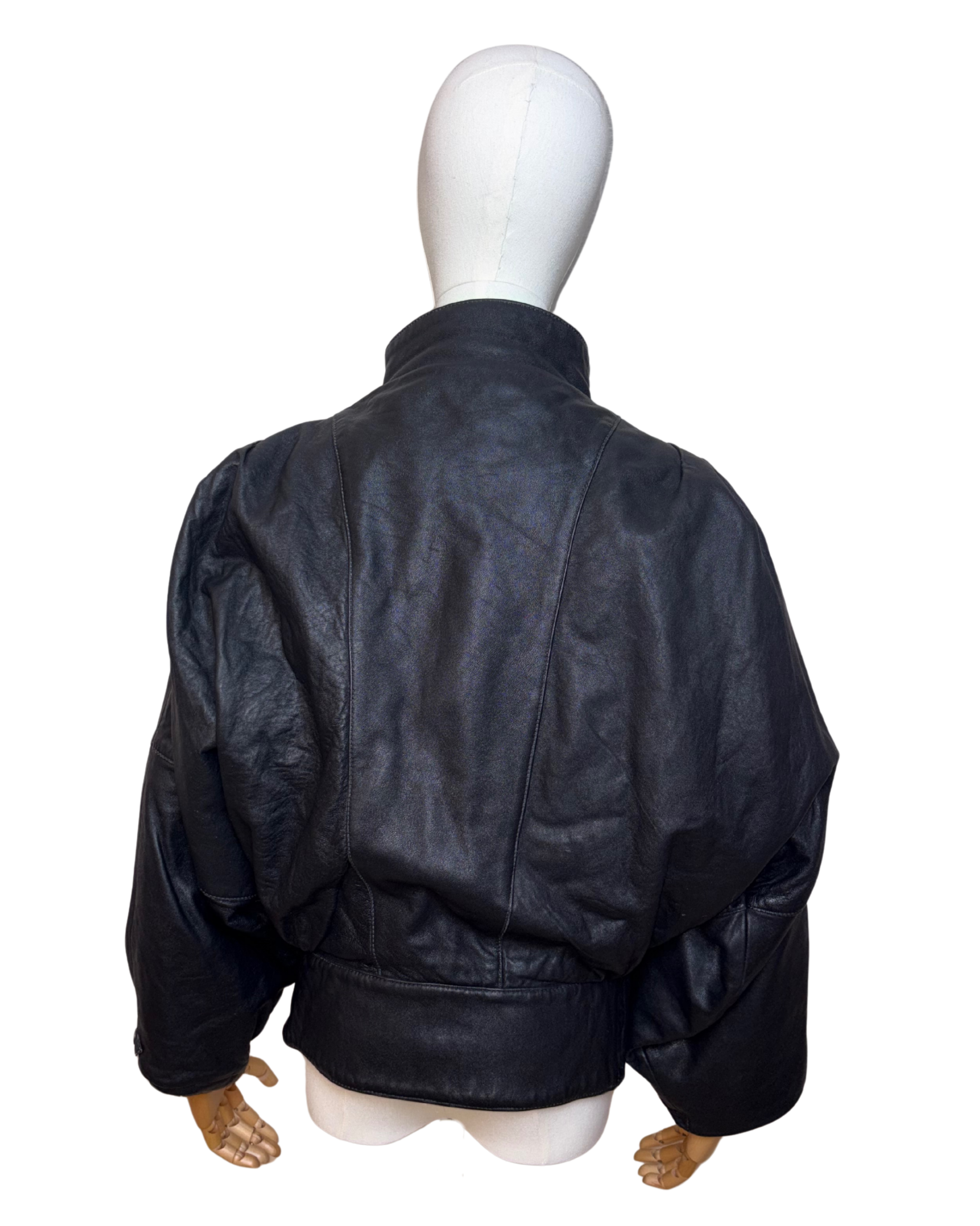 Geaca de piele Bomber Cocori