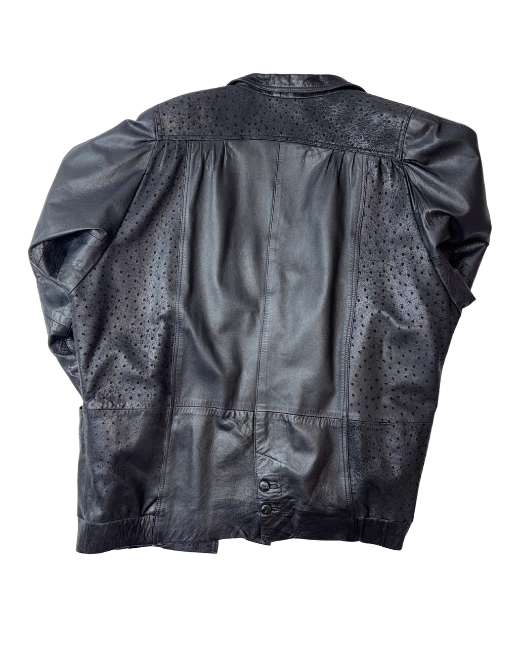 Geaca de piele texturata