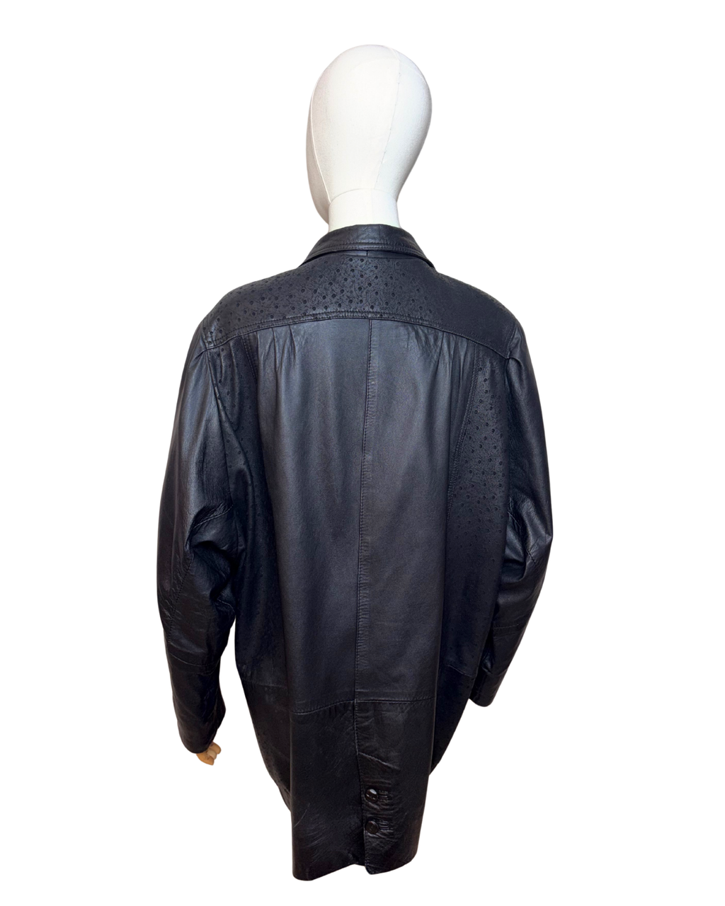 Geaca de piele texturata