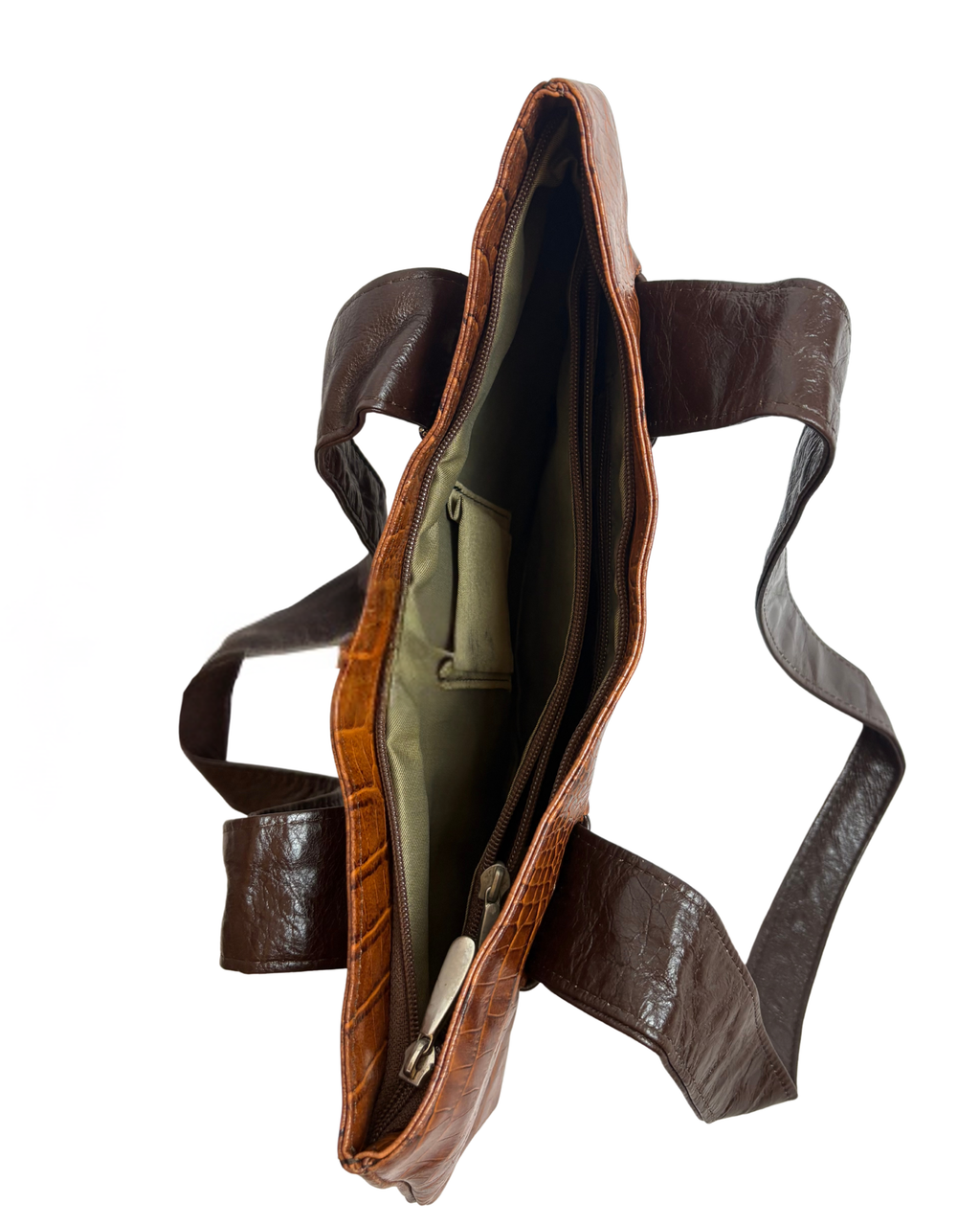 Geantă din piele de crocodil