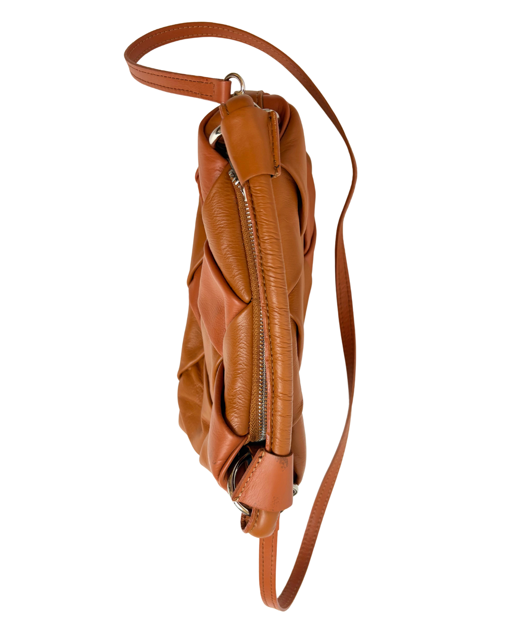 Geantă din piele impletita