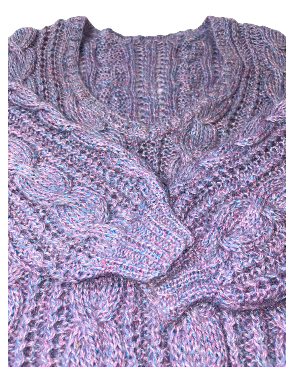 Pulover din Mohair Lila