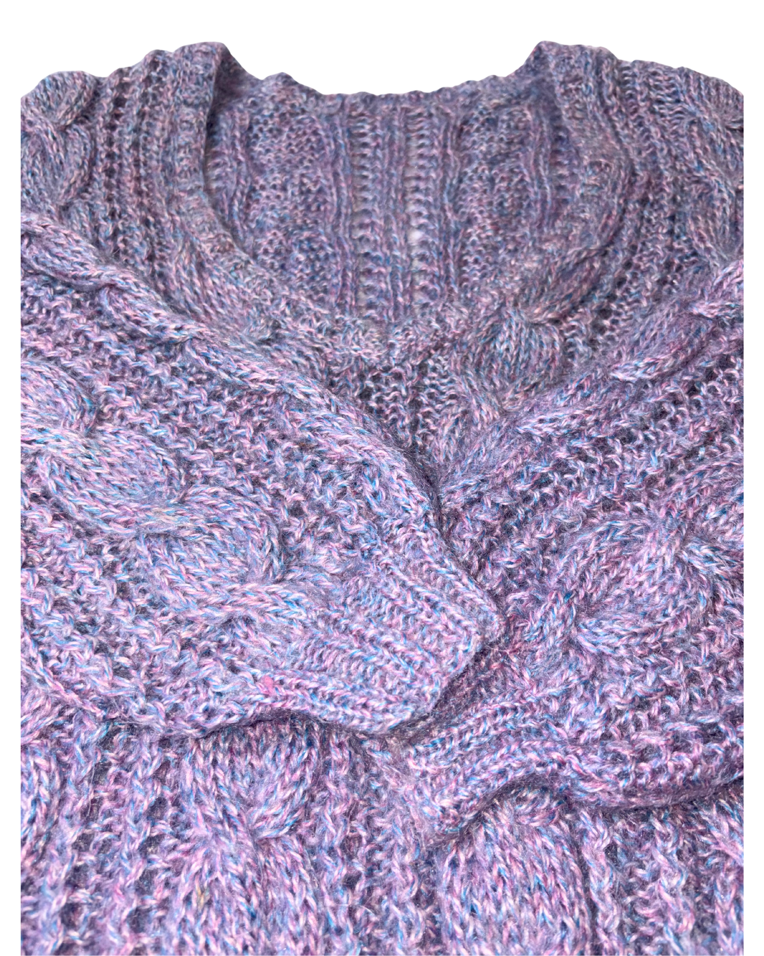 Pulover din Mohair Lila